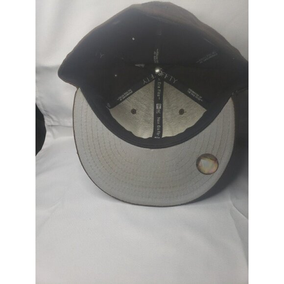 Detroit Brown Hat Cap New Era Size 7 1/2 Fitted 59Fifty MLB Baseball - Picture 13 of 16